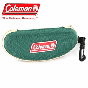 コールマン サングラスケース グリーン CO 07-1  Coleman アウトドア 小物 キャンプ ゴーグル メガネケース ２WAY 大きめ ベルト通し