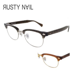 ラスティネイル RUSTYNAIL メガネフレーム ブロー型 RN1025 50サイズ メンズ レディース ビジネス クラシック おしゃれ 眼鏡 めがね 度付