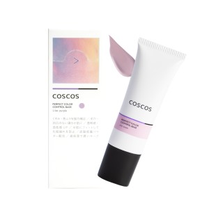 COSCOS パーフェクトカラーコントロールベース ライラックパープル 化粧下地 メイク下地 血色感 透明感 持続 コスプレ 色ムラを強力カバ