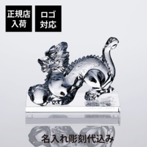 【正規店入荷】【名入れ代込】【ロゴ対応】Baccarat バカラ 干支 ドラゴン・SWAROVSKI スワロフスキー 台座 Lサイズ オリジナルセット 名