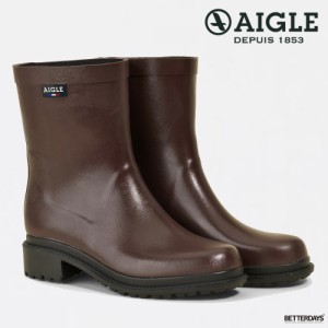 レインブーツ レディース エーグル フルフィール ミッド ラバーブーツ 長靴 【国内正規品】 AIGLE 22.5-25.5cm 