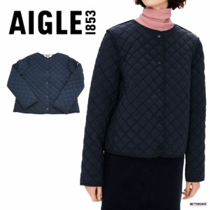 キルティングジャケット 撥水 ショートキルトジャケット エーグル AIGLE レディース アウター ブルゾン インナー