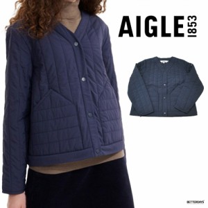 パデッドジャケット 撥水 ショートキルトジャケット エーグル AIGLE レディース アウター ブルゾン インナー