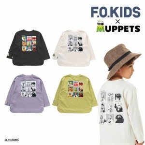 ロングTシャツ マペッツ ベビー キッズ セサミストリート 刺繍入り FOKIDS F.O 男の子 女の子 子供 80-140cm 子供服ブランド FOインター