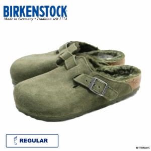 サンダル ボア ボストンシアリング ビルケンシュトック レディース レギュラー ベロアレザー Boston Shearling  BIRKENSTOCK  22.5-25.5c