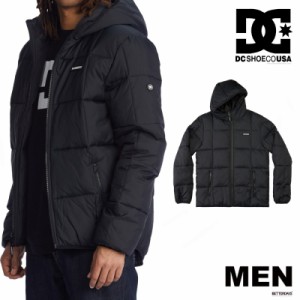 ダウンジャケット メンズ キルティング フード  DCシューズ DC SHOES SQUARE UP PUFFER 2 DJK224002