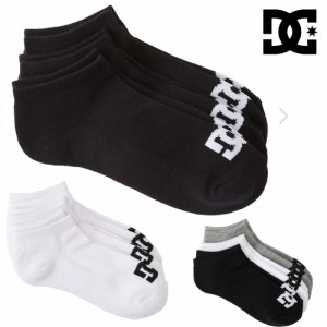 靴下 アンクルソックス メンズフリー 3P MENS  DCシューズ SPP DC ANKLE 3PK ソックス