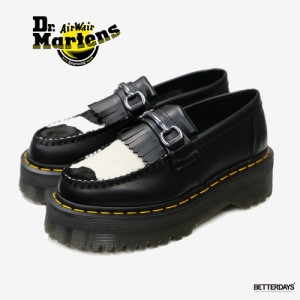 ローファー ドクターマーチン エイドリアン スナッフル  Dr.Martens ADRIAN SNAFFLE QUAD BLACK COW 22cm-25cm 【国内正規品】