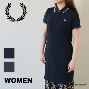 ポロシャツ レディース ワンピース フレッドペリー TWIN TIPPED FRED PERRY DRESS 半袖  【国内正規品】 FRED PERRY 