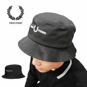 ハット フレッドペリー メンズ レディース バケットハット FRED PERRY HW4631_GRAPHIC BRAND TWILL BUCKET HAT 57-60cm 【国内正規品】