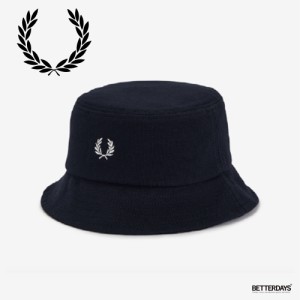 ハット フレッドペリー メンズ レディース ユニセックス バケットハット FRED PERRY PIQUE BUCKET HAT 57-60cm 【国内正規品】