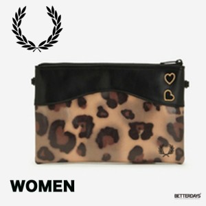 サイドバッグ  フレッドペリー FRED PERRY  レオパード L4236_AW_AMY LEOPARD PRINT SIDE BAG 【国内正規品】 