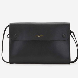 サコッシュ ショルダーバッグ メンズ レディース フレッドペリー FRED PERRY L4330 BURNISHED LEATHER SACOCHE BAG 【国内正規品】