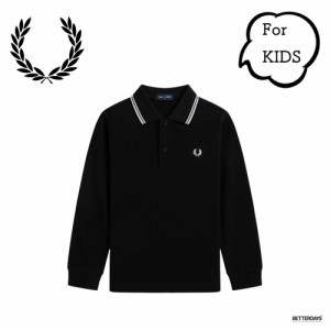 長袖 ポロシャツ キッズ  フレッドペリー  SY3637 KIDS TWIN TIPPED SHIRT LS 【国内正規品】 FRED PERRY 