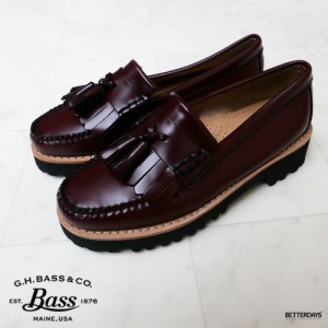 タッセルローファー レディース WINE RUBBER OUTSOLE ジーエイチバス G.H.BASS 【国内正規品】