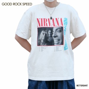 Tシャツ レディース メンズ 半袖 ユニセックス NIRVANA ニルヴァーナ グッドロックスピード PHOTO SHORT SLEEVE TEE GOOD ROCK SPEED【国