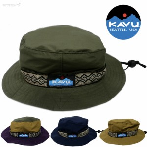 バケットハット キッズ サファリ アドベンチャーハット カブー 帽子 KAVU 60／40 カヴ カブー k`s BUCKET HAT ストラップ アウトドア