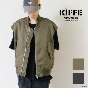 ベスト MA-1 ウィメンズ  レディース ブルゾン ミリタリー キッフェ BIG FIT MA-1 VEST KIFFE 【国内正規品】