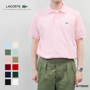 ポロシャツ メンズ ラコステ ユニセックス LACOSTE L.12.12 日本製 無地・半袖 【国内正規品】