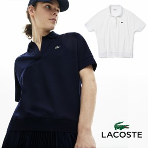 ラコステ ポロシャツ レディース LACOSTE リラックスフィット ピケポロシャツ 無地・半袖 【国内正規品】 