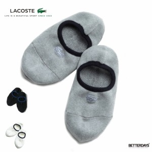 ソックス レディース 靴下 ラコステ  パイル ロゴ スニーカー丈  LACOSTE 22.0-27.0cm 【国内正規品】