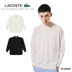 鹿の子地 モックネック Tシャツ メンズ ラコステ 【国内正規品】 LACOSTE