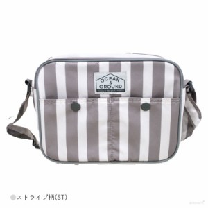 通園バッグ ショルダー オーシャンアンドグラウンド ショルダーバッグ ドット ストライプ OCEAN&GROUND ショルダーBAG DOT＆STRIPE 幼稚