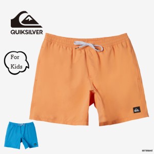 スイムショーツ 水着 スイムウェア キッズ ボーイズ 男の子 プリント クイックシルバー QUIKSILVER EVERYDAY SOLID VOLLEY BOY 12