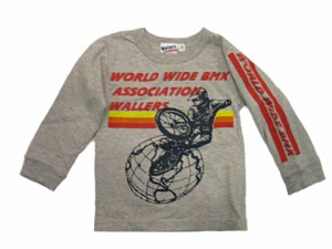 Tシャツ キッズ 長袖 WALLERSワーラーズ BMXロンＴ90cm