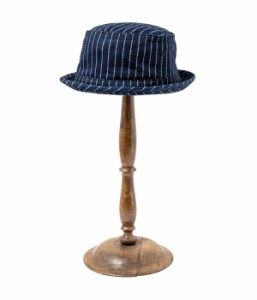 ハット メンズ デニムポークパイハット シュガーケーン 10oz. DENIM PORKPIE HAT SUGAR CANE