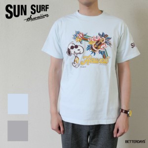 Tシャツ メンズ 半袖 カットソー サンサーフ ピーナッツ ビッグ BIG SUN SURF PEANUTS コラボ ヴィンテージ柄 ビンテージ柄