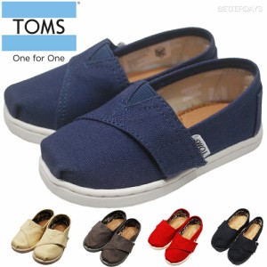 スリッポン キッズ TOMS トムス トムズ TINY-YOUTH-ORIGINAL CLASSICS 11cm-21.5cm 靴 スリッポン オリジナルクラシックス エスパ 定形外