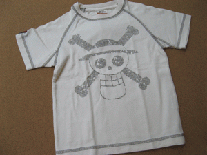 Tシャツ キッズ 半袖 DqueeDegum ワンピースＴシャツ 海賊 キッズ 95cm