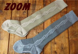 【アウトレット】靴下 キッズ ZOOM ズーム DIA OVER KNEE/オーバーニーソックス 13-15cm