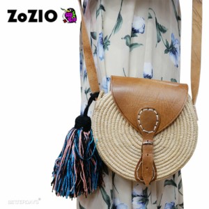 ポシェット レディース ZoZIO ゾジヲ ゾジオ rafia bag ラフィアポシェット