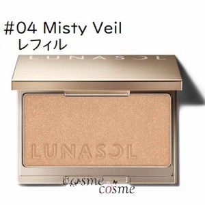 【6/13全商品ポイント5％付与】【メール便可】ルナソル カラーリングシアーチークス(グロウ)  レフィル #04 Misty Veil(4973167524619)