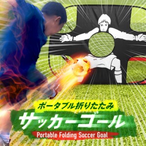 サッカーゴール ネット 室内 屋外 子供 家庭用 練習器具 折りたたみ式 2WAY ワンタッチ組立て トレーニング フットサル TRD RLOGI