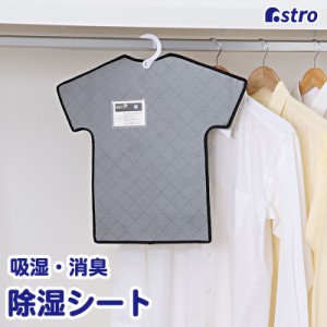 除湿グッズ 炭入り抗菌 ＴシャツくんＢＩＧ フック付き 汗のニオイも消臭！ 617-35