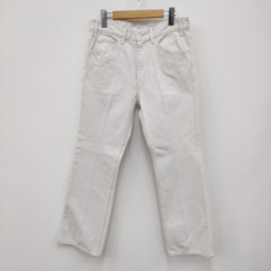 TOGA 新品タグ付 DENIM PANTS 定価29700円 ブーツカット サイズ46 TV22-FF322  デニムパンツ 22AW オフホワイト メンズ トーガ【中古】3-