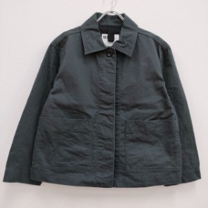 MHL. 595-3125504 WORKWEAR COTTON LINEN 定価33000円 サイズ2 ジャケット 23SS ネイビー レディース エムエイチエル【中古】3-1207M♪