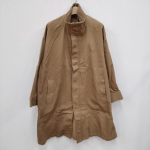 Graphpaper 新品未使用品 Hard Twill Stand Collar Coat GM213-10086 21AW 定価52800円 サイズ1 コート ベージュ メンズ グラフペーパー