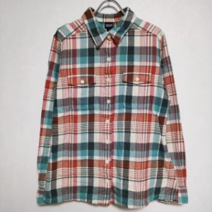 patagonia 53915 FJORD FLANNEL SHIRT オーガニックコットン ネルシャツ チェック 長袖シャツ ブルー ブラウン レディース パタゴニア【