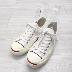 CONVERSE ジャックパーセル リアクト トリコライン サイズ24cm ローカット スニーカー ホワイト レディース コンバース【中古】3-1125G◎