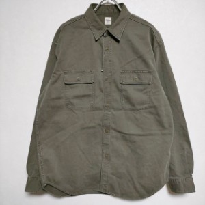 Ron Herman Field Shirt  定価39600円 フィールドシャツ 加工 長袖シャツ カーキ メンズ ロンハーマン【中古】3-1224M∞