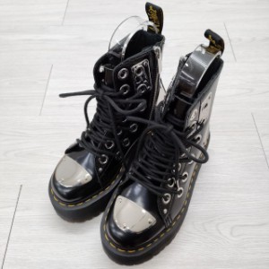 Dr.Martens JADON MAX REBEL サイズEU36 厚底ブーツ サイドジップ ブーツ ブラック レディース ドクターマーチン【中古】4-0305G◎