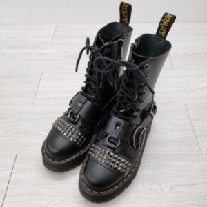 Dr.Martens JADON HI STUD サイズEU37 厚底ブーツ サイドジップ スタッズ ブーツ ブラック レディース ドクターマーチン【中古】4-0305G