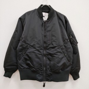 HYKE 新品 TYPE MA-1 中綿ジャケット UNITED ARROWS 定価82500円 ミリタリージャケット 23AW ブラック レディース ハイク【中古】3-1215T