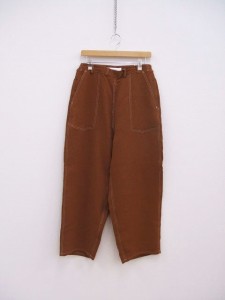 SASQUATCHfabrix. 新品 定価28600円  21AW-PA9-019 YOURYUU RANCH PANTS パンツ ブラウン メンズ サスクワァッチファブリックス【中古】2