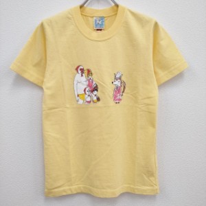 BRU NA BOINNE 新品 レスラーずきんちゃんT XS 定価9500円 半袖Tシャツ カットソー イエロー レディース ブルーナボイン【中古】4-0410S