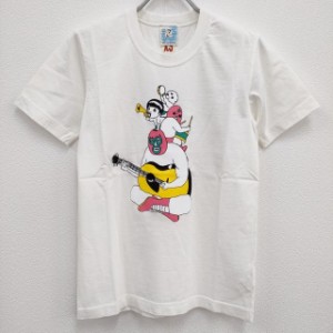 BRU NA BOINNE 新品 レスラーの音楽隊T 8S-211 XS 定価9500円 半袖Tシャツ カットソー ホワイト レディース ブルーナボイン【中古】4-041